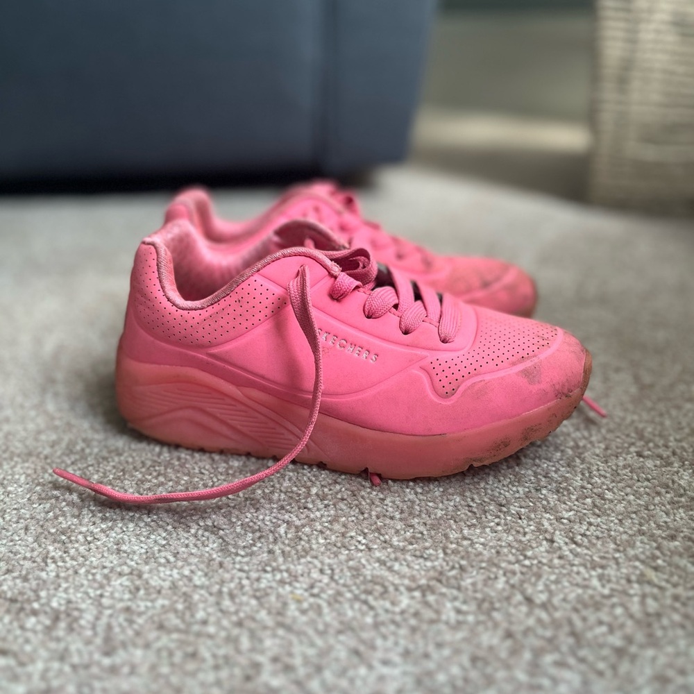 Skechers Kids Vibrant Pink Sneakers